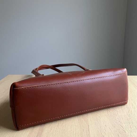 Portland Leather Amelie Chestnut Shoulder Bag - Picture 6 of 8
